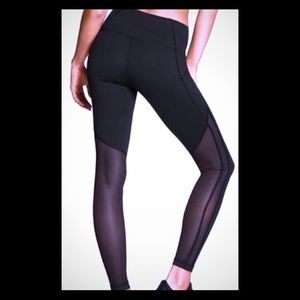 Victoria’s Secret Black Leggings with Mesh